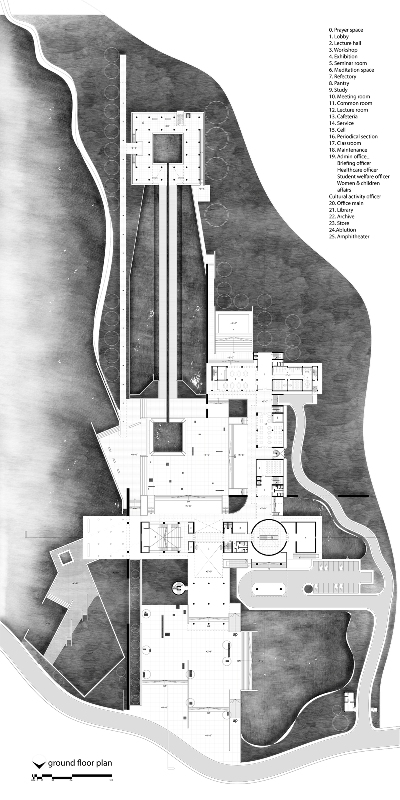 Master plan of the complex[ Center for religion] © Ahsan Habib | AUST