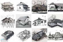 Geolocation Map of  Vernacular Architecture, Bangladesh