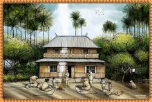 বসতবাড়ি | চিঠি ১৪ | সুন্দরী কাঠের দোতলাবাড়ি