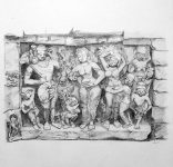 Archeological illustrations of Bengal Artefacts