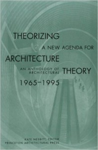 Theorizing a new agenda for Architecture